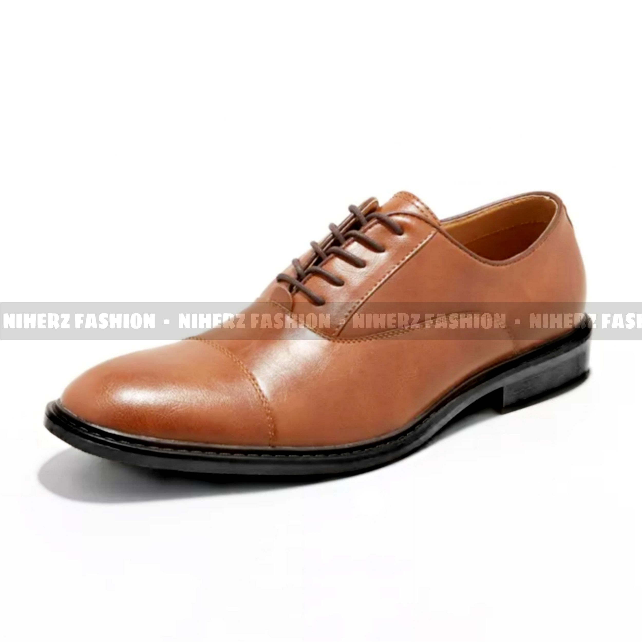 Premium Oxford Leather Shoes For Men Imported Belts Formal Casual Occasion or Gift (Socks Free)