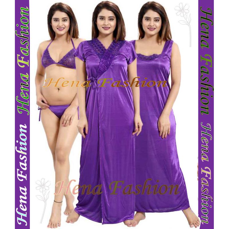 Night Dress Indian (Nighty) 4 Part