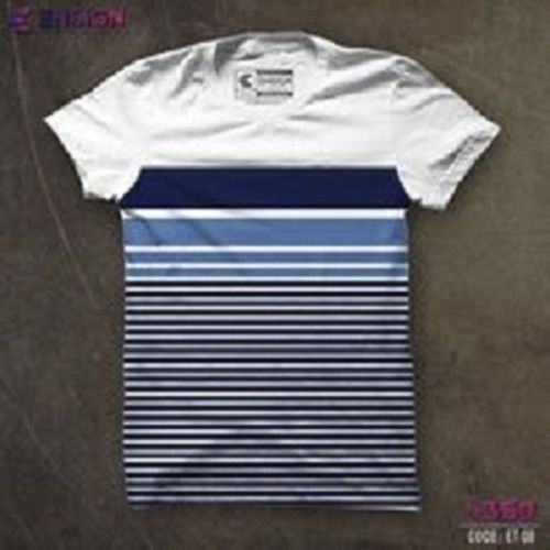New Stylist Printed Cotton Half Sleeve T Shirt For Men No Ratings
