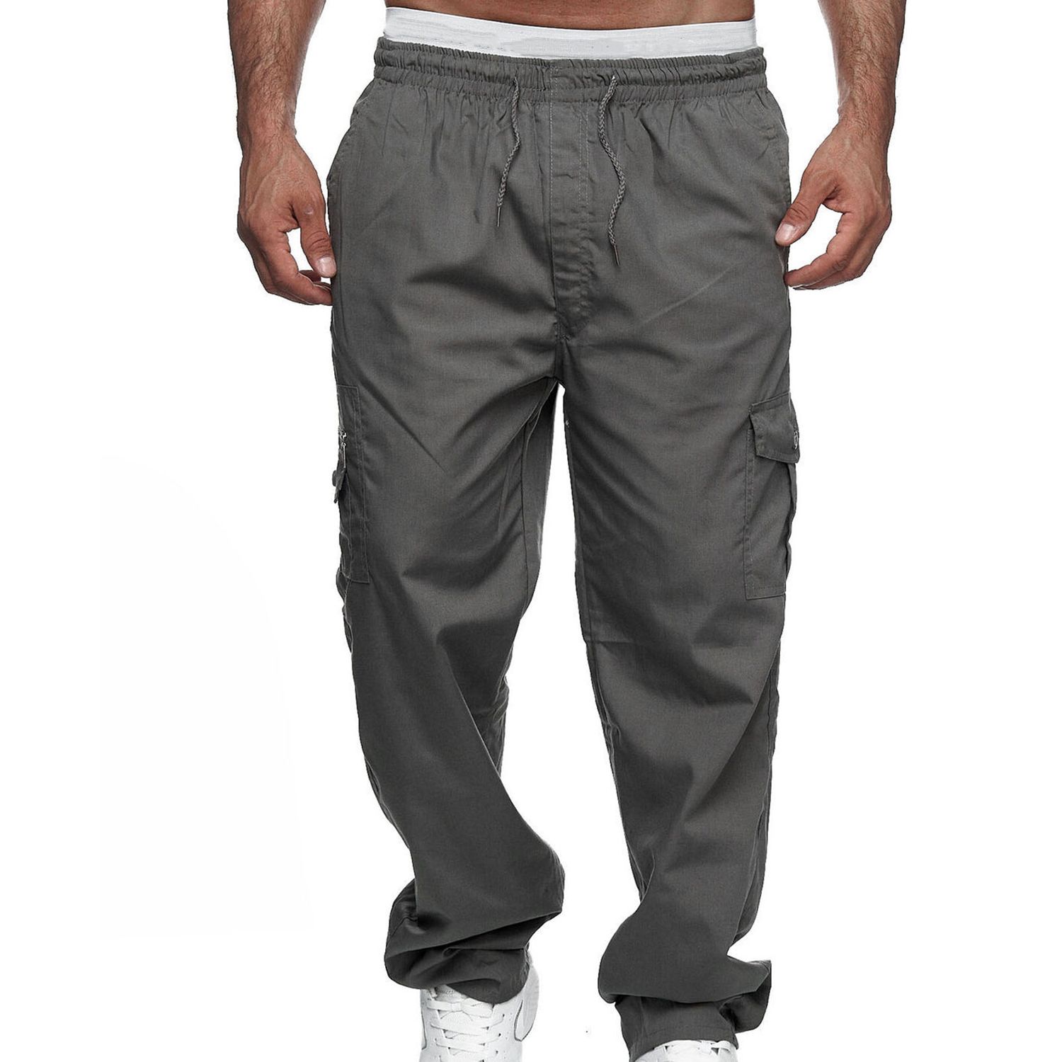 Sweatpants Drawstring Straight Spring Sweatpants