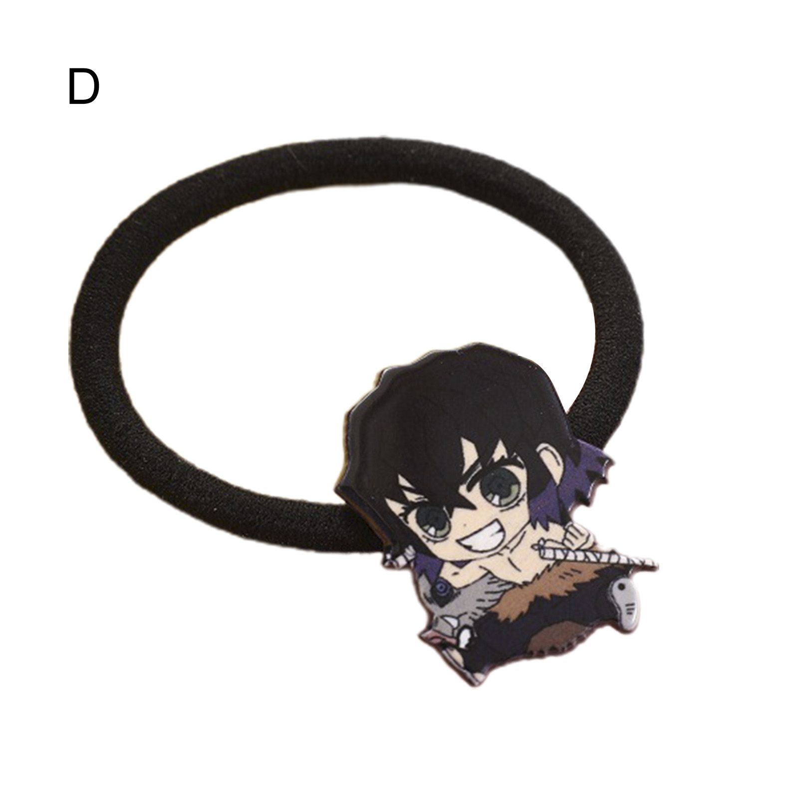 Hair Bands Washable Indeformable Cotton Rope All-match Anime Demon Slayer Hair Ring for Girl