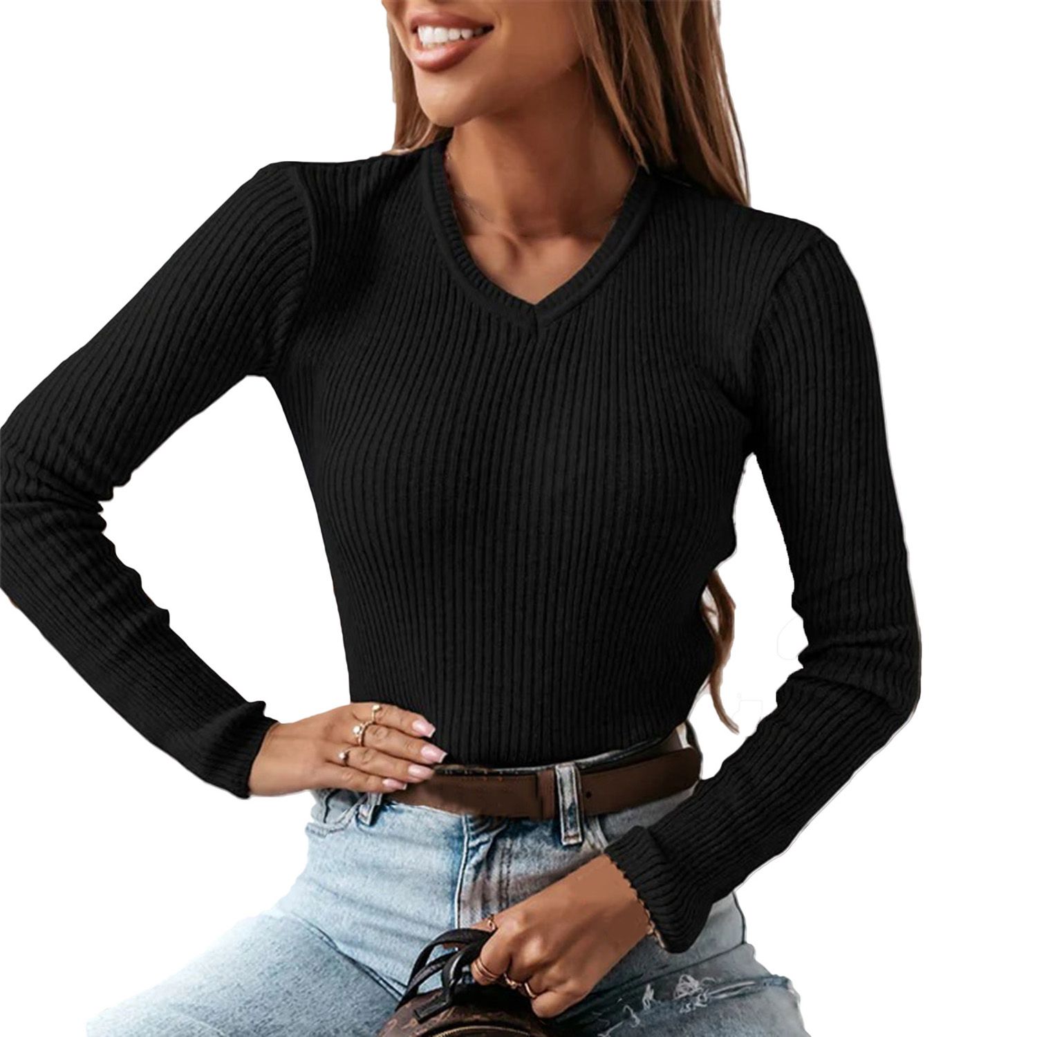 Women Base Shirt Whorl Soft Lady Blouse