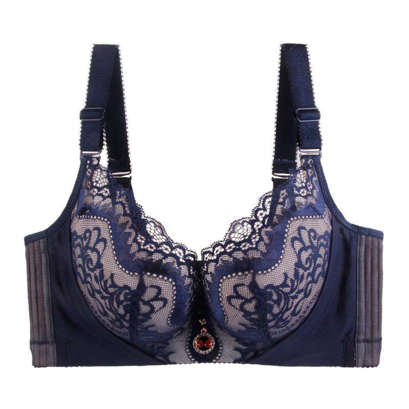 Women Padded Push Up Bra Plus Size Large Cup Brassiere C D Underwire