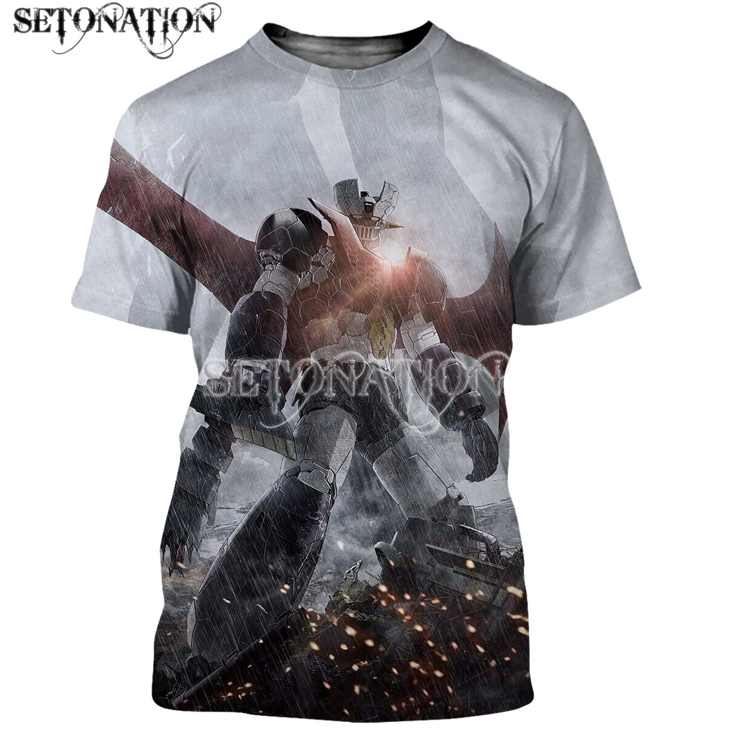 Mazinger z men /women New fashion cool 3D printed t-shirts Harajuku style tshirt streetwear summer tops dropshipping