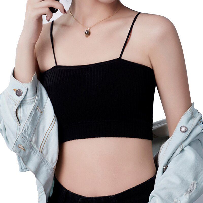 Cysincos Women Seamless Casual Underwear Girls' Straps Wrapped  Sleep Bra Bras Ladies Underwear Bralette Underwear femme Tops