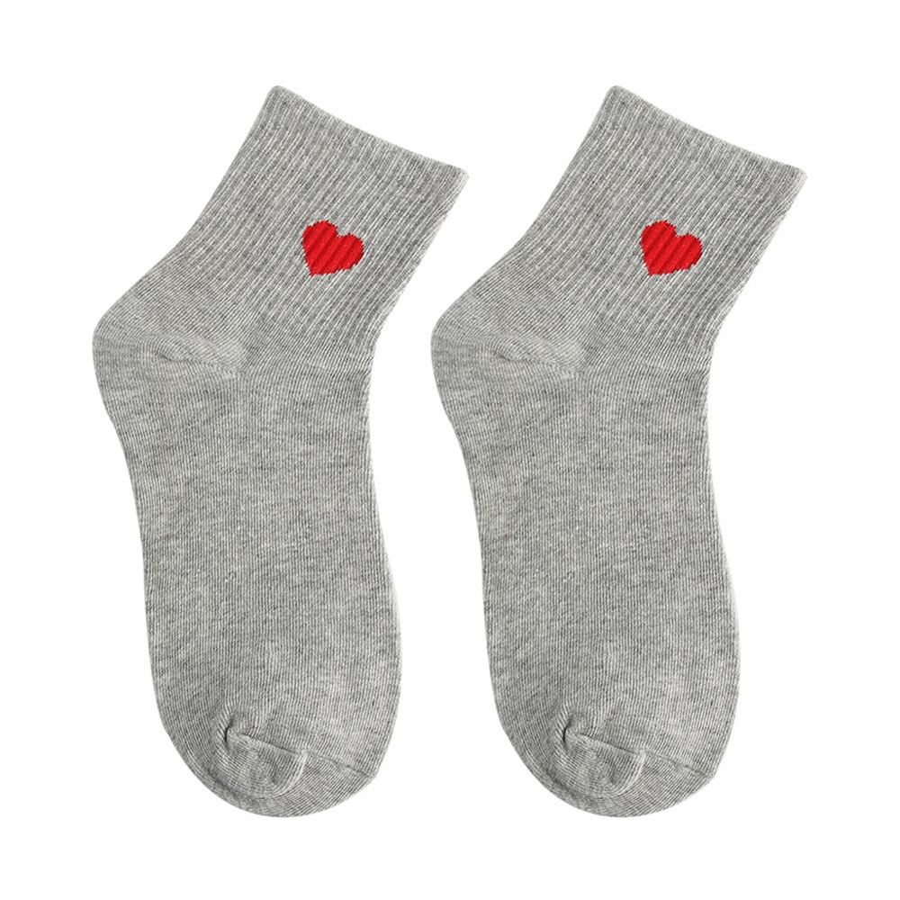Women Breathable Cotton Elastic Middle Tube Socks