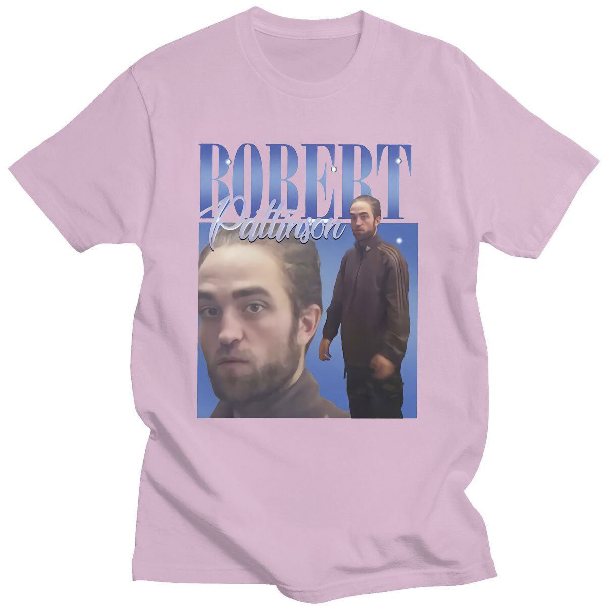 Robert Pattinson 90s Vintage Unisex Black Tshirt Men T Shirt Oversized Graphic T Shirts 100% Cotton T-shirt Man Woman Tees Tops