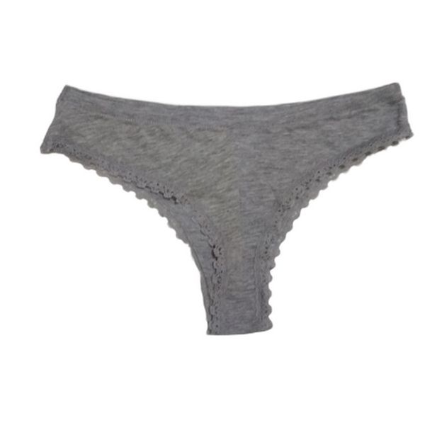 Woman Comfortable Cotton Lace Thong Panties