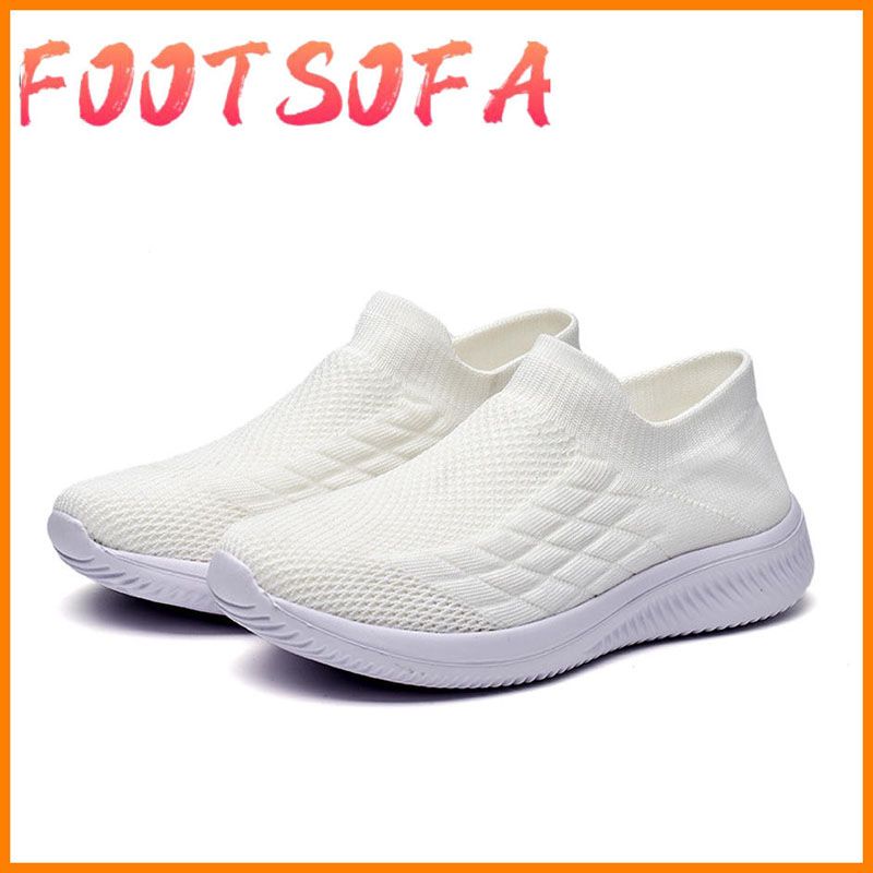 Women's Sports Shoes Overwear Loafers Flat Vulcanized Shoes Large Size Net Shoes Summer New Style