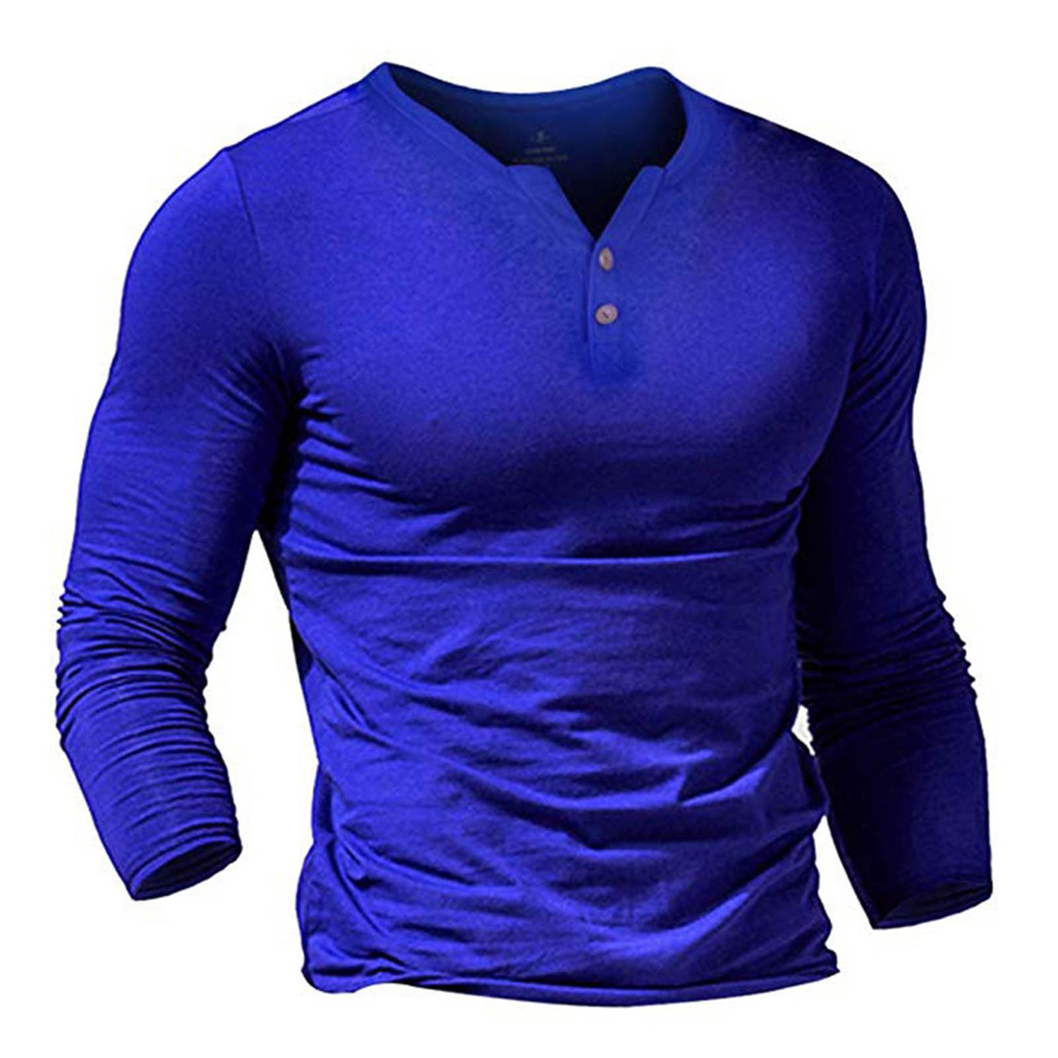 Men T-shirt Good Ductility Top Slim Fit Casual Men Autumn T-Shirt