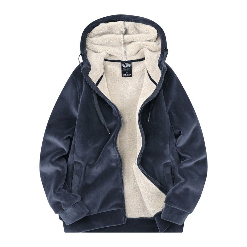 Oversize 7XL 8XL Winter Fleece Warm Jacket Men Hooded Windbreak Thicken Jacket Coats Men Outwear Fashion Casual Parkas