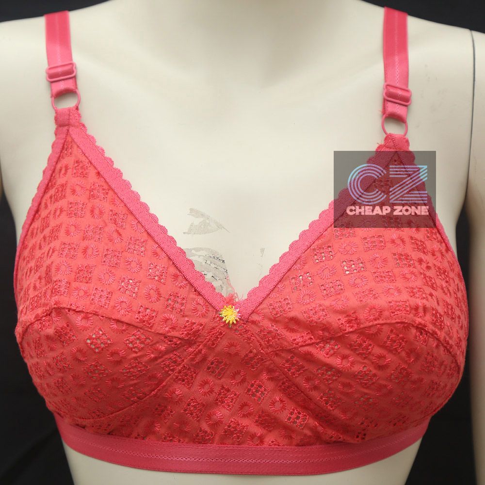 Comfortable Soft Cotton Full Chicken Bra - Bra