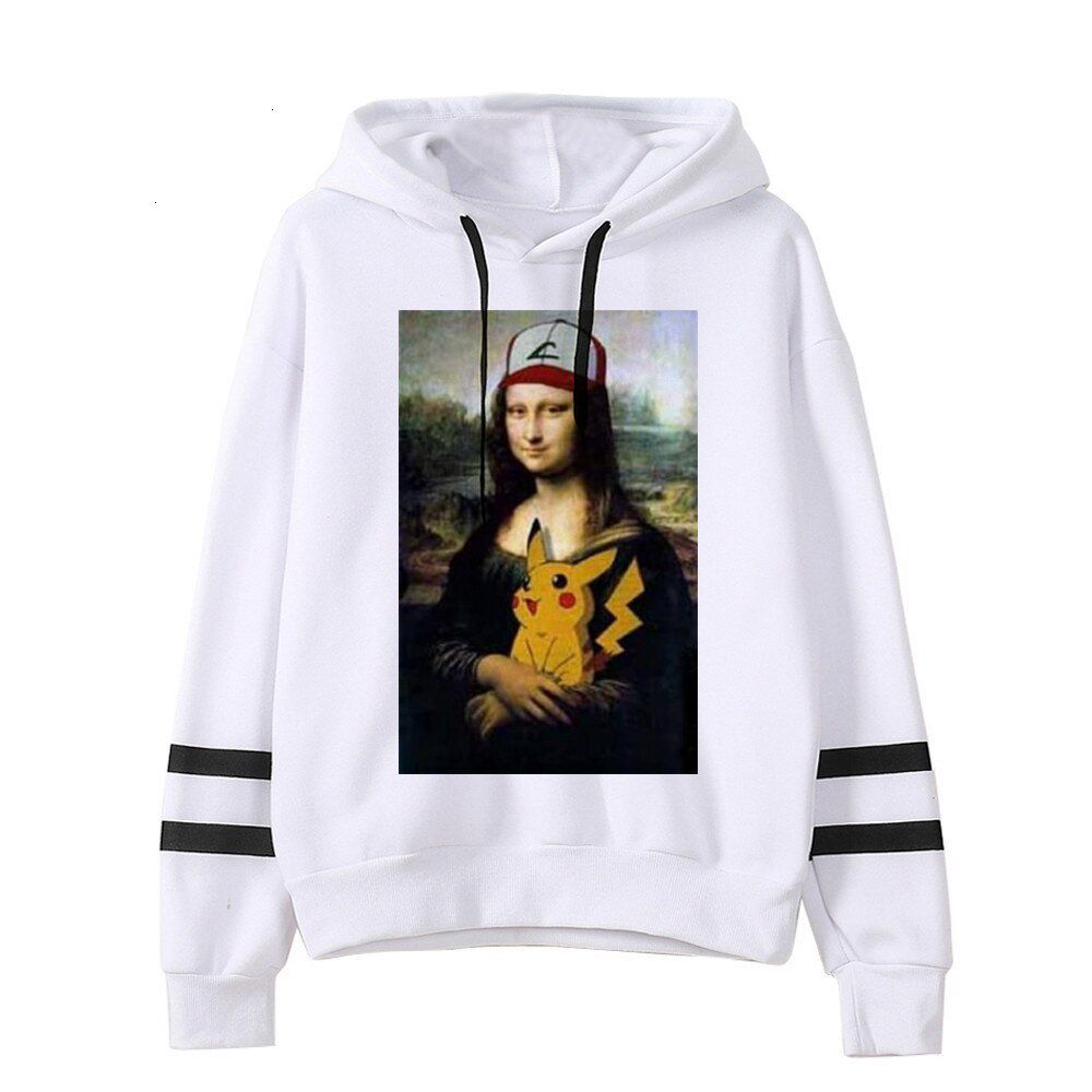 Manga Anime Hoodie Female Funny  Kawaii Sweatshirt Woman Clothes Female Pullovers Cartoon Japanese Korean Men 90s