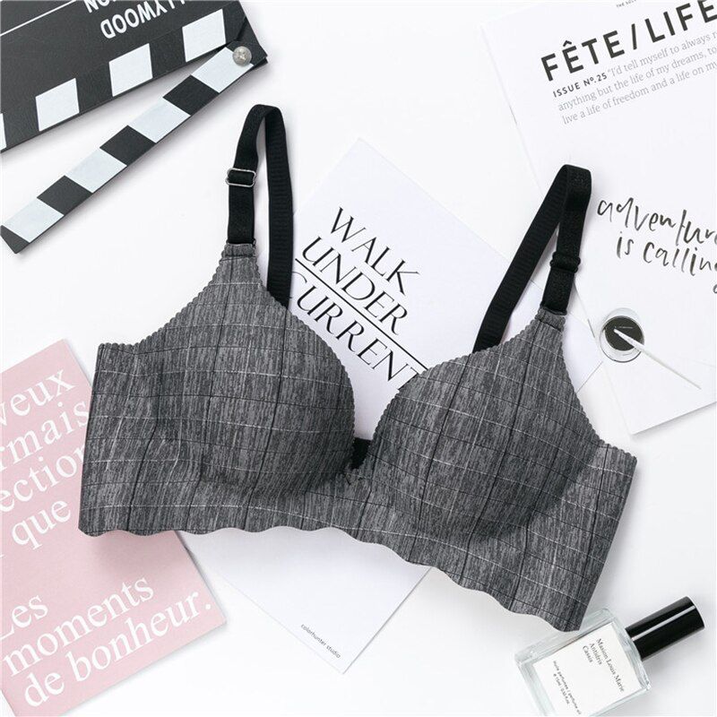 GUNPRUN Fashion  Lingerie Comfortable Adjusted Seamless Bras For Women Underwear Wire Free Push Up Bra Bralette Big Size