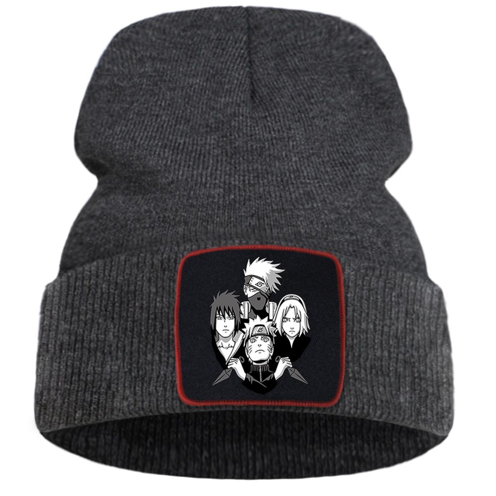Japanese Anime MRT Beanie Caps Casual Simple Skullies Hat Men Warm Outdoor Knitted Hats Cartoon Street Harajuku Bonnet Cap