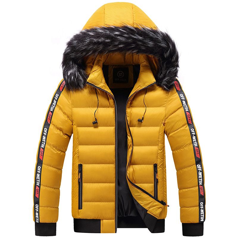 Winter Padded Jacket Men\\'s Jacket Men\\'s Winter Clothes Korean Version of TTrend Handsome Winter Down Padded Jacket Men