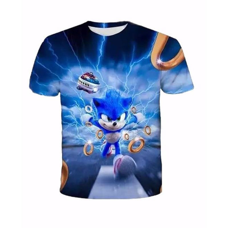 SONIC-3D printed T-shirt/Birthday gift