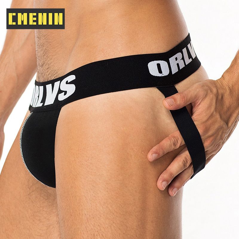CMENIN Soft ORLVS (1 Pieces) Print Spandex Men Underwear thongs Mens Jockstrap thongs And G strings CMENIN Soft  LOGO Innerwear OR131
