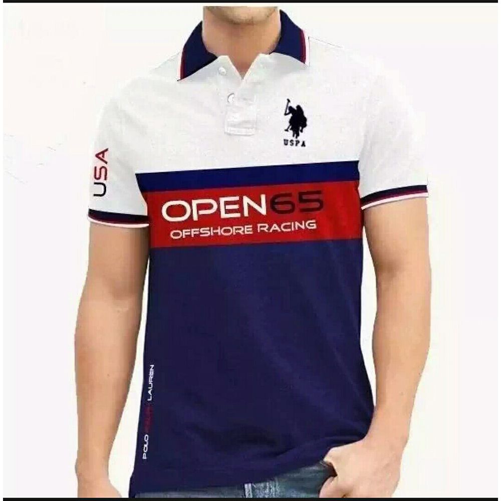 Red Open 65 polo for men