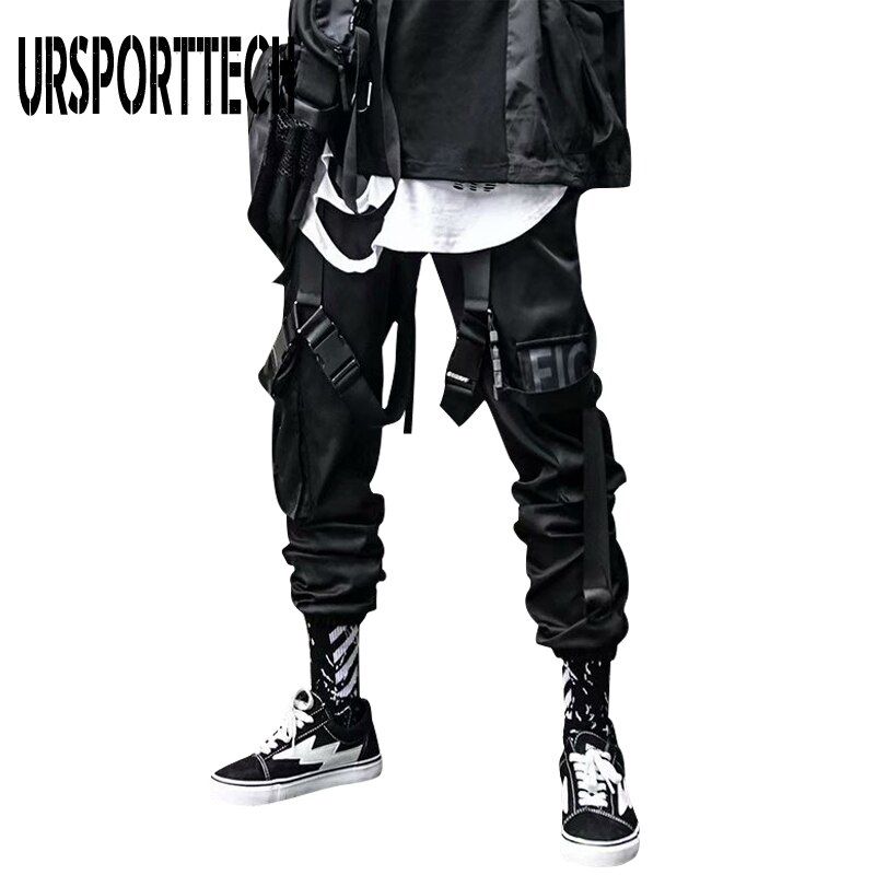 Streetwear Cargo Pants Men Multickets Harem Pants Hop Casual Male Track Pants Joggers Trousers Fashion Harajuku Men Pants