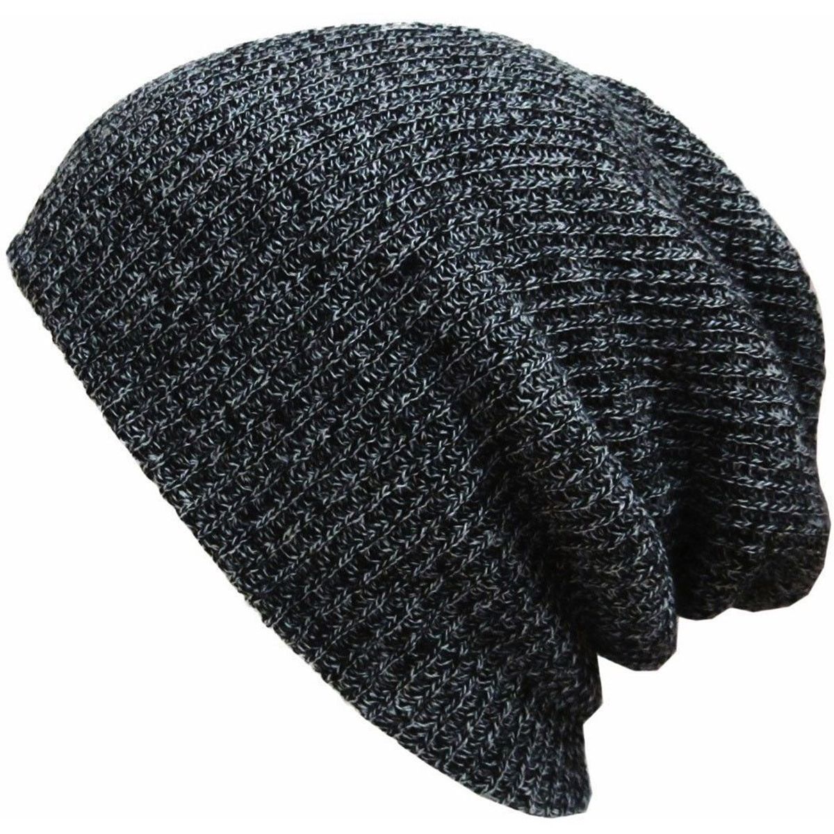 2017 Autumn Winter Men Women Slouch Skull Cap Oversize Long Beanie Baggy Cap Knit Hat Ski Hat Unisex