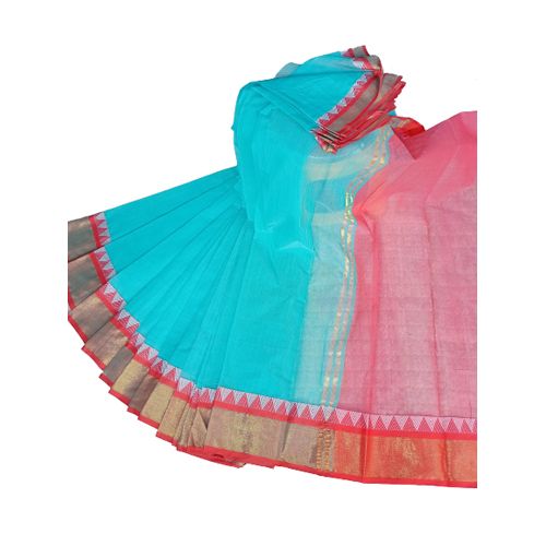 Multicolor Victory day Tangail half silk saree for women