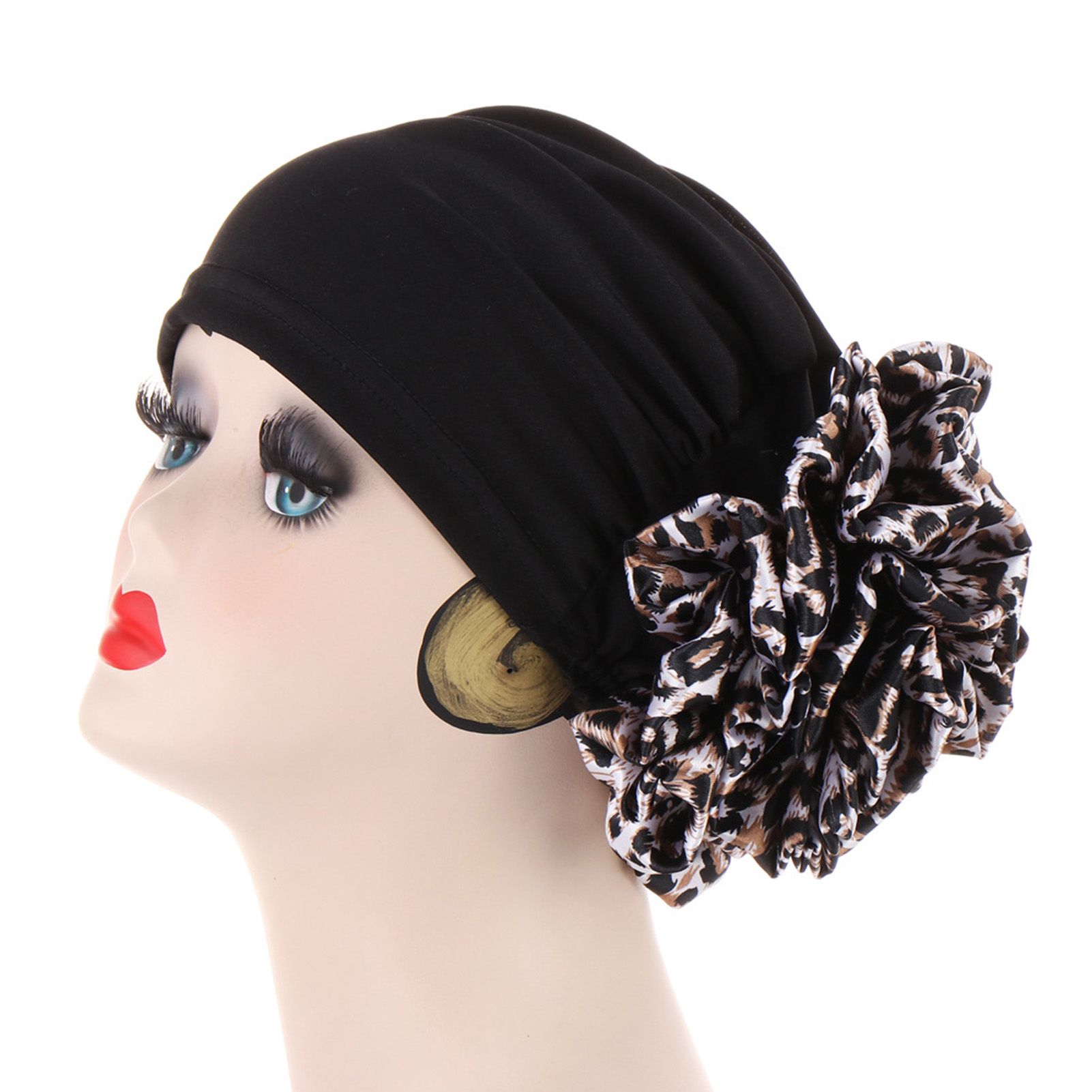Women Hat Fine Workmanship Warm Pure Color Beanie adwrap
