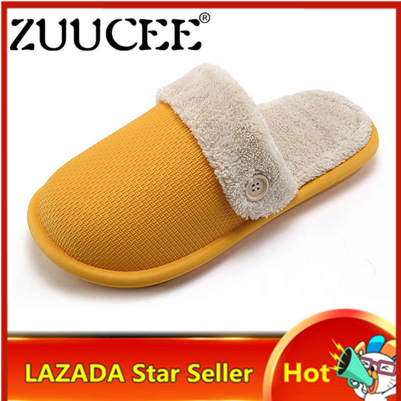 Men and Women Fashion Cotton Shoes Autumn and Winter Keep Warm Comfortable Non-slip Slippers Home Slippers Indoor Hotel Slippers Lovers Slippers