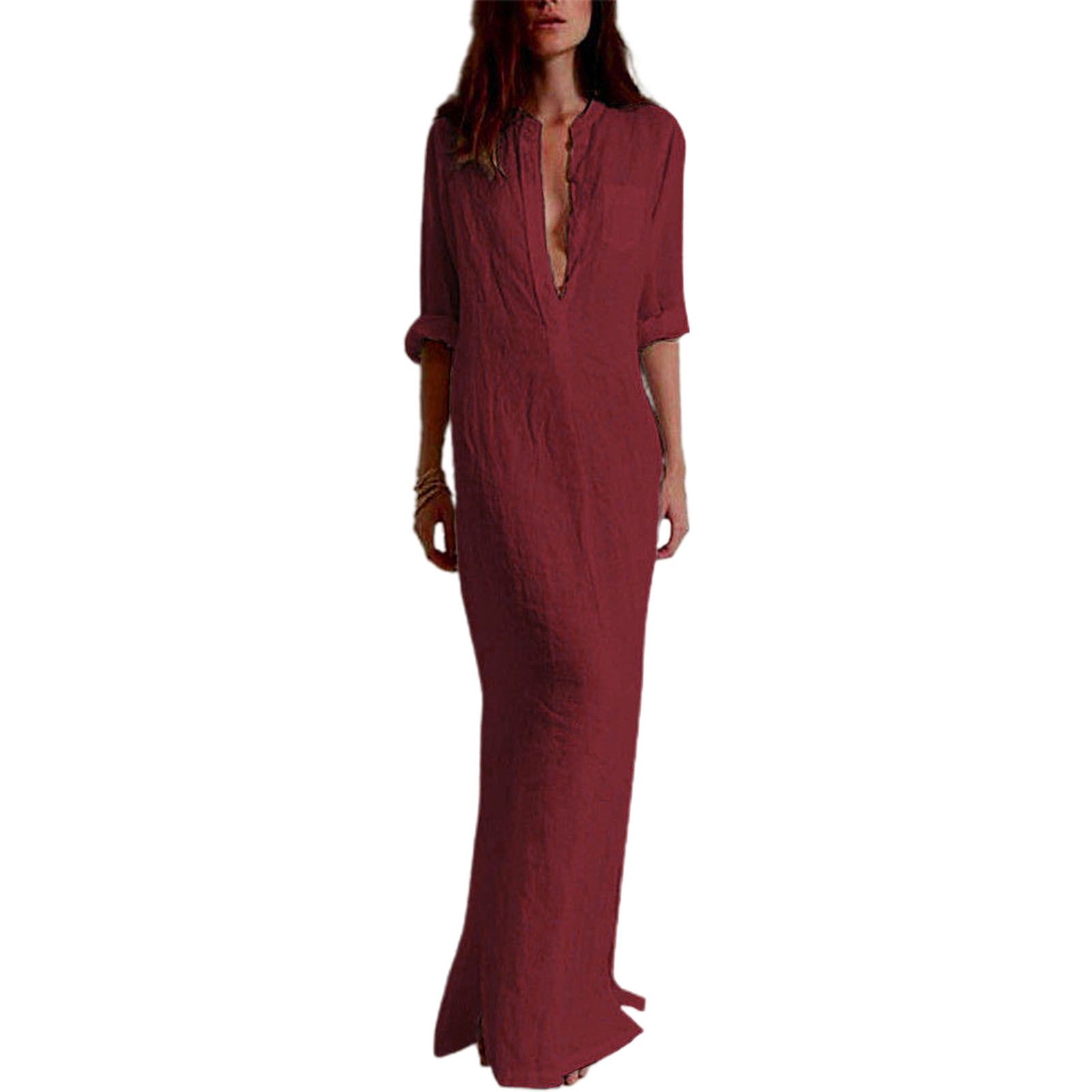 Lady Dress Long Sleeve Non-shrink Party Dress