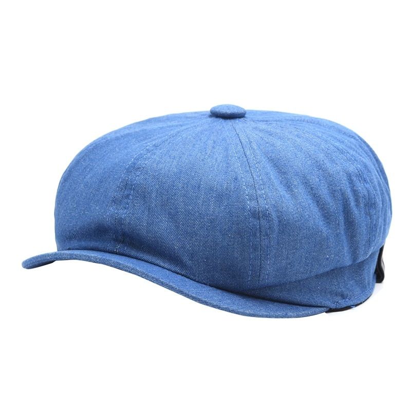 Men British Style Octagonal Hats Winter Retro Wool Hat Gatsby Cap Ivy Hat Golf Driving Autumn Newsboy Cotton Flat Cabbie Caps