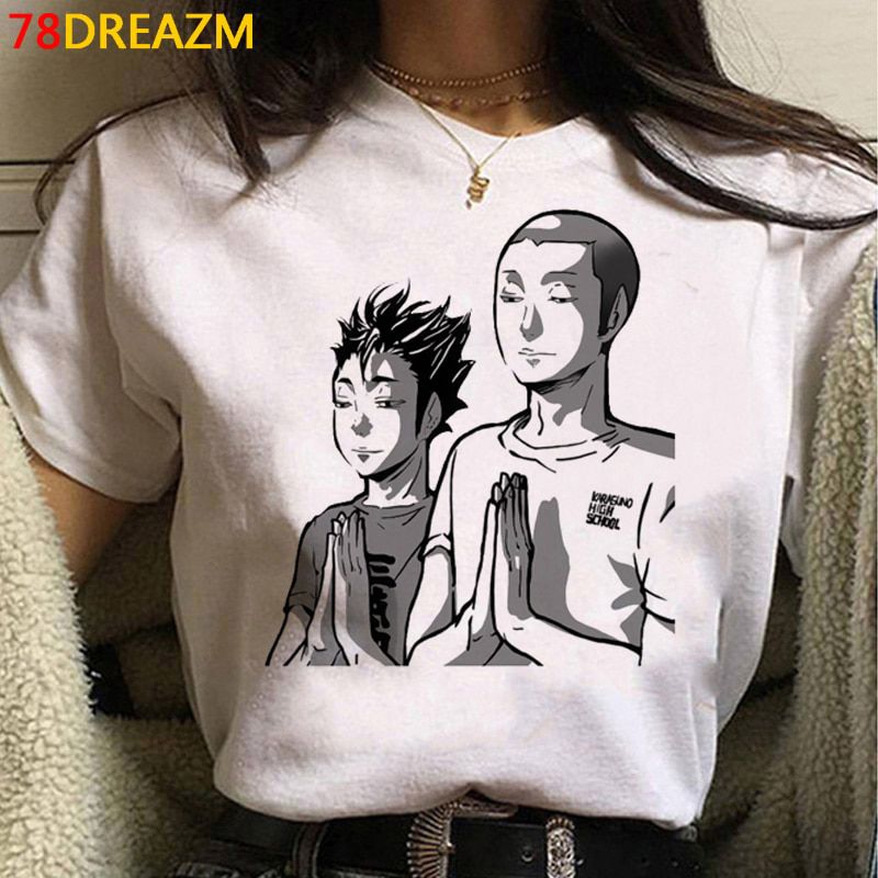 New Oya Oya Oya Haikyuu Men T Shirt Kuroo Japanese Anime Bokuto Manga Shoyo Volleyball Creative Tshirt Cartoon Graphic Tees Male