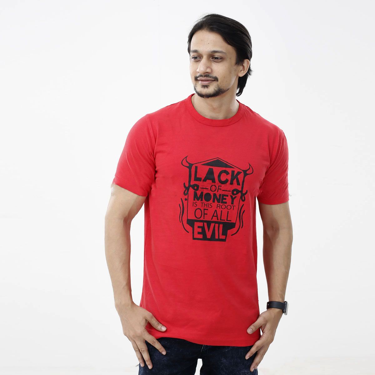 Men's Slim Fit Printed T-Shirt