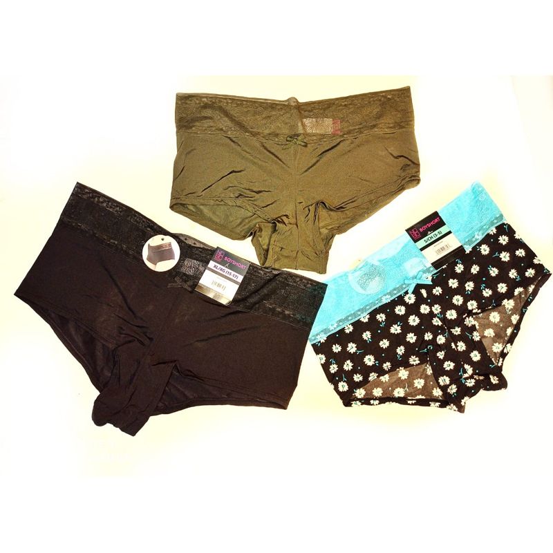 5 Pcs & 3 pcs  assorted colour Panty for  Ladies / women