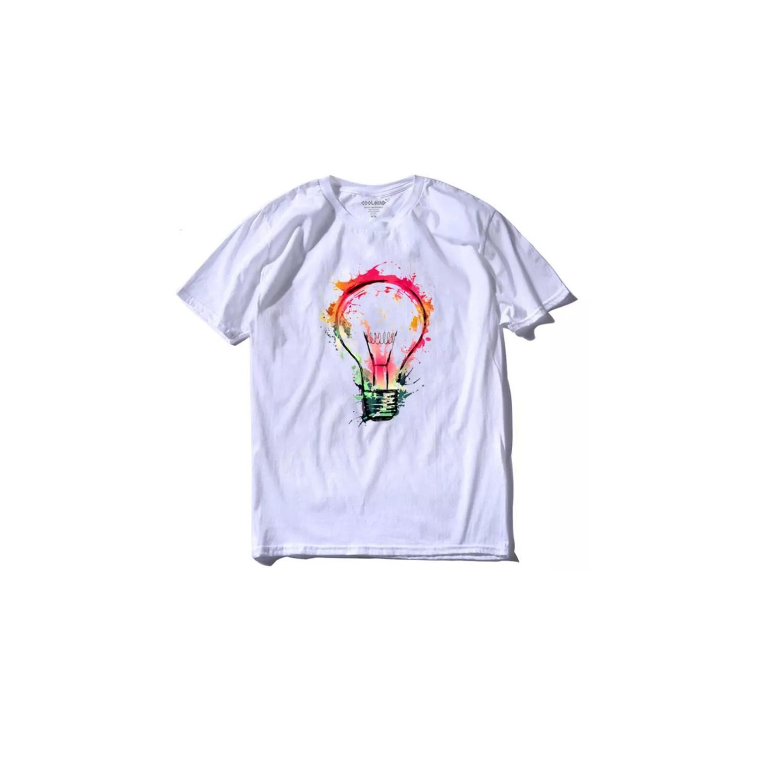 Casual Jersey T-shirt for Men - White