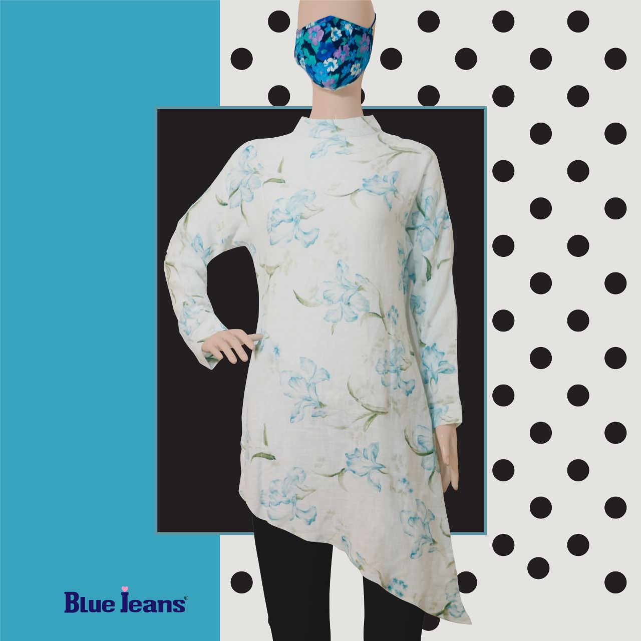 Floral Printed Ladies Kamiz