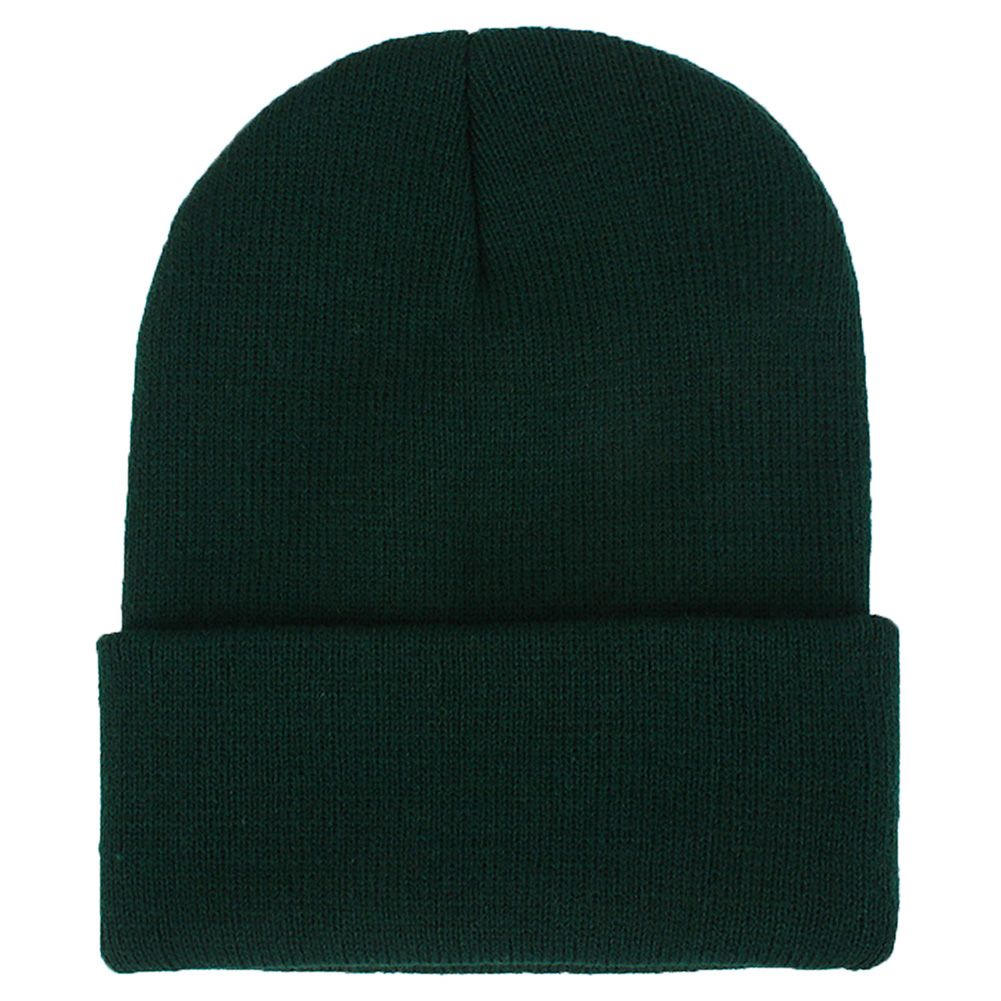Winter Fall Fashion Women Solid Color Cuffed Knitted Hat Student Beanie Cap Gift