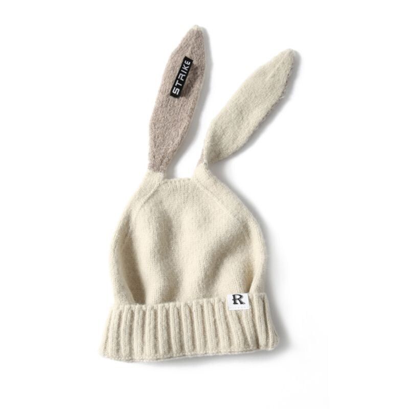 Kids Girl&Boy Baby Children's Winter Hats Warm Knitted Cute Rabbit Long Ear Beanie Hat  Autumn Winter