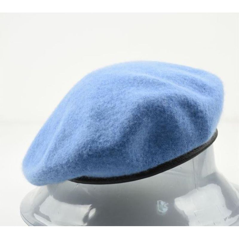 Size Men's Wool Beret Octagon Hat French Artist Hat Felt Painter Cap Soldier Woolen Beanie Plus Size Navy S M L XL