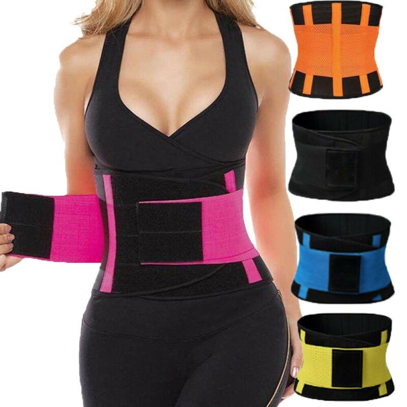 Waist Trainer Cincher Trimmer Sweat Belt Women Men Shapewear Gym Body Shaper Belt