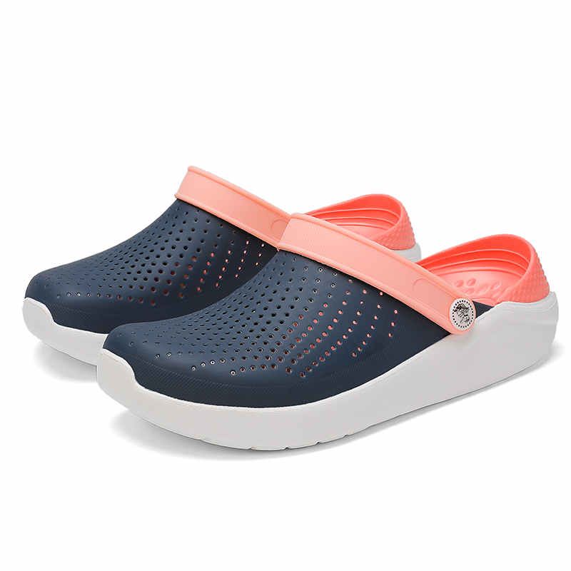 2021 New Men Sandals Summer Beach Men Casual Slip-on Shoes Slipper Male Shoes Unisex Outdoor Walking Shoes Sandalias Hombre