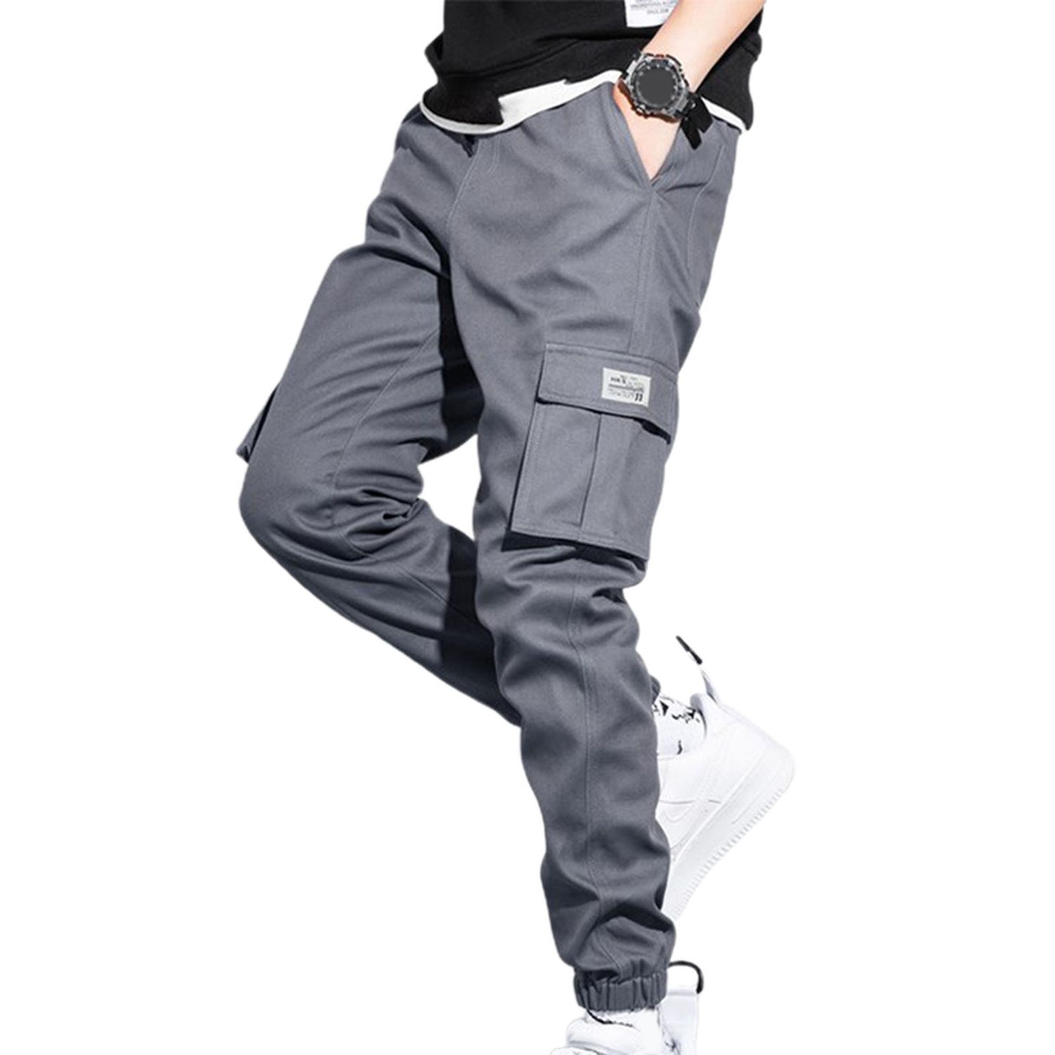 Men Pants Side Pockets Quick Dry Men Pants