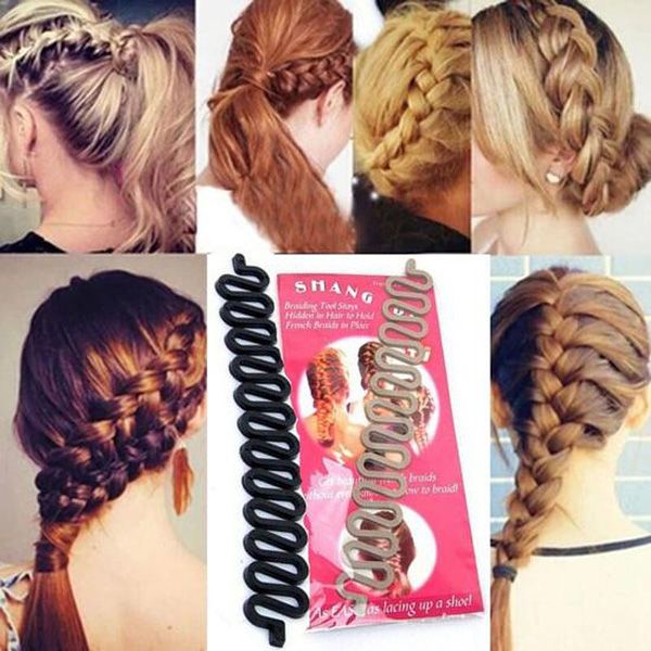 New Women Fashion DIY Plait Hair Braid Roller Pratical Twist Styling Tool