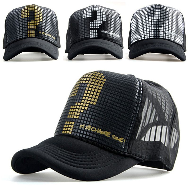 2017 Snapback mesh baseball outdoor summer sports hat trucker cap men net cap Sunbonnet hat women truck unisex