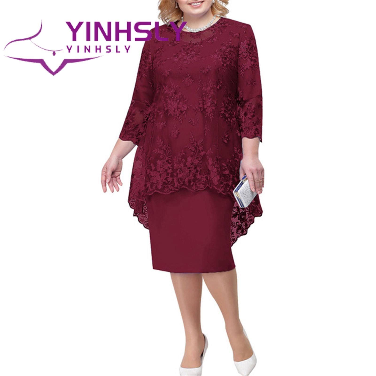 Evening Dress Crew Neck Embroidery Flower Ledi Dress