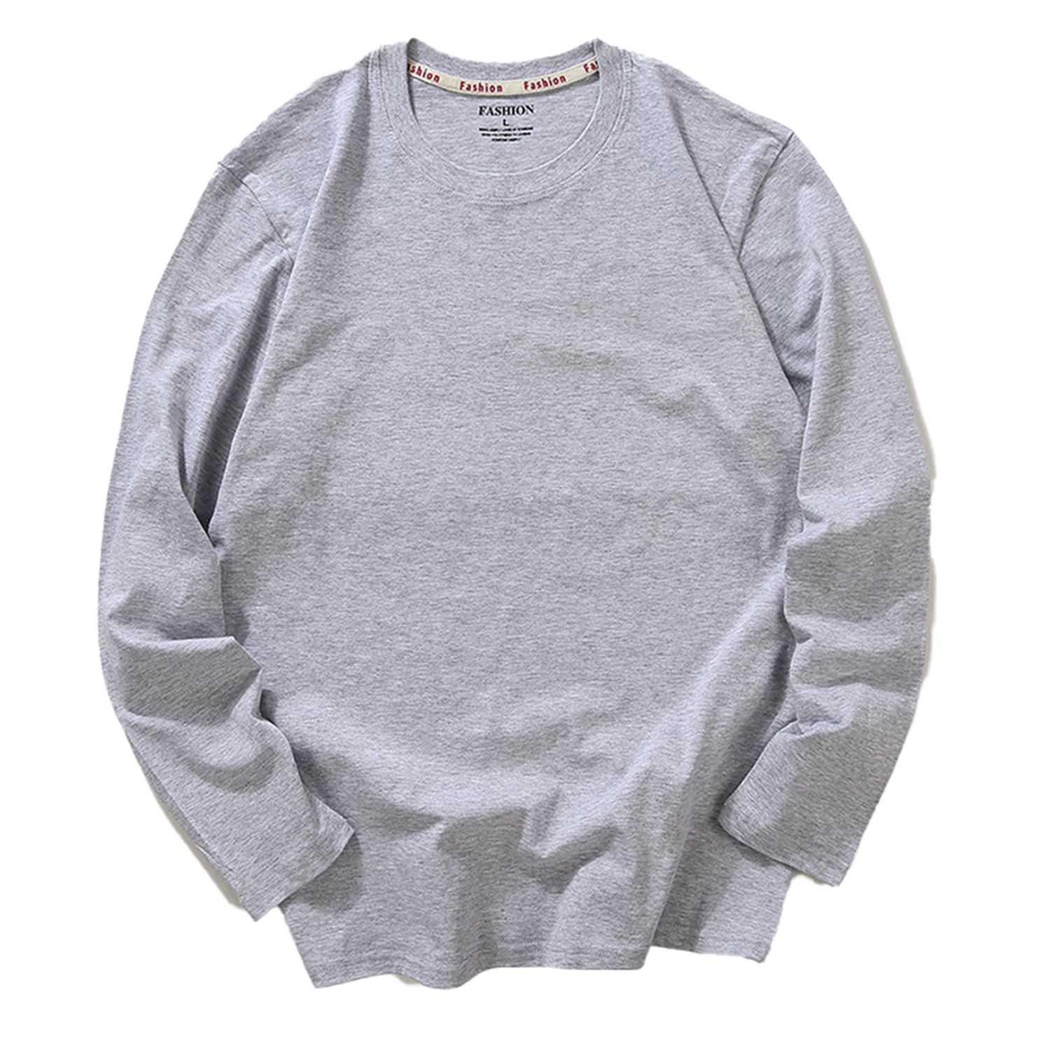 T-shirt Round Neck Loose Pure Color T-shirt