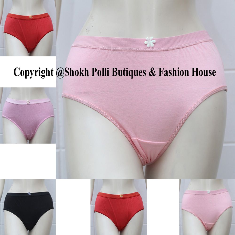 New Style Cotton Panty For Women- Random Color