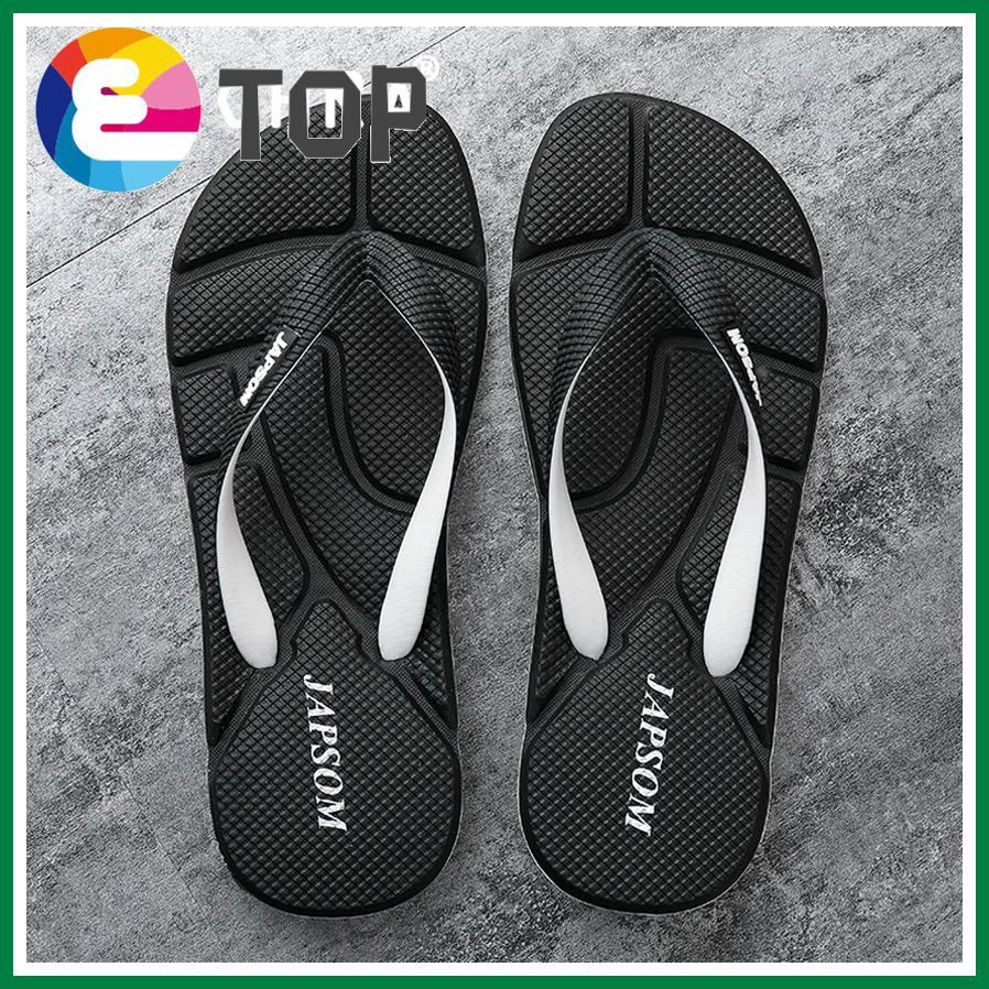 Summer Shoes For Men Flip Flops Fashion Non Slip Beach Slippers Soft Sole Black Men Shoes