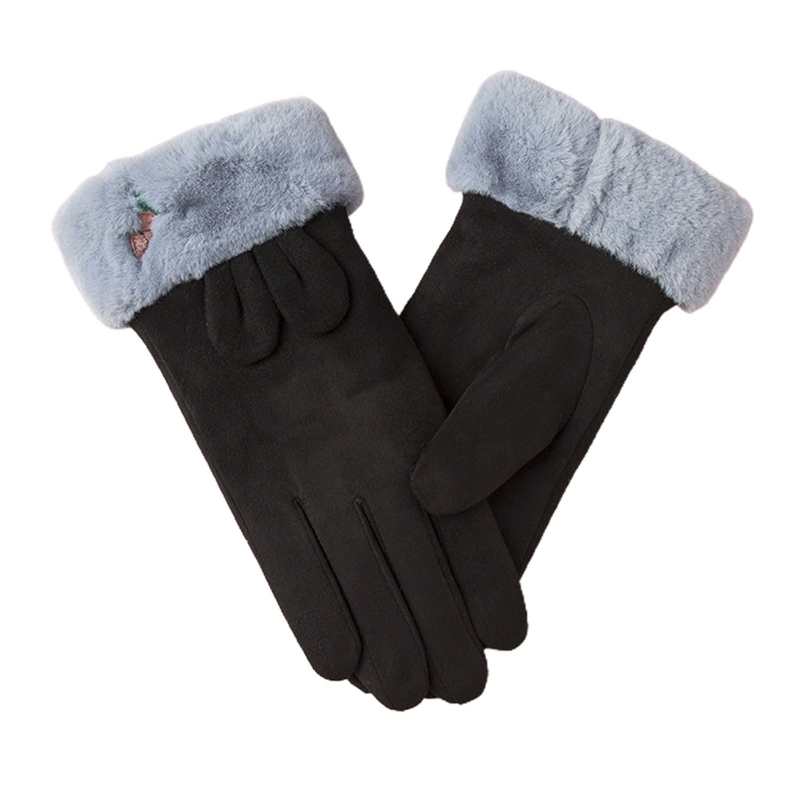 Winter Glove Inner Lining Full Fingerttens Female Outdoor Gloves