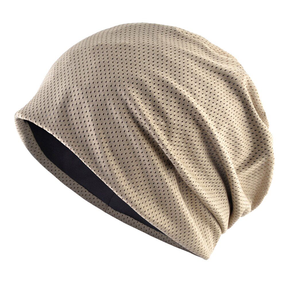 Breathable Beanies Spring Outdoor Casual Skullies Beanies Women Summer Mesh Thin Bonnet Gorras Solid Color Fashion Soft Hat Men