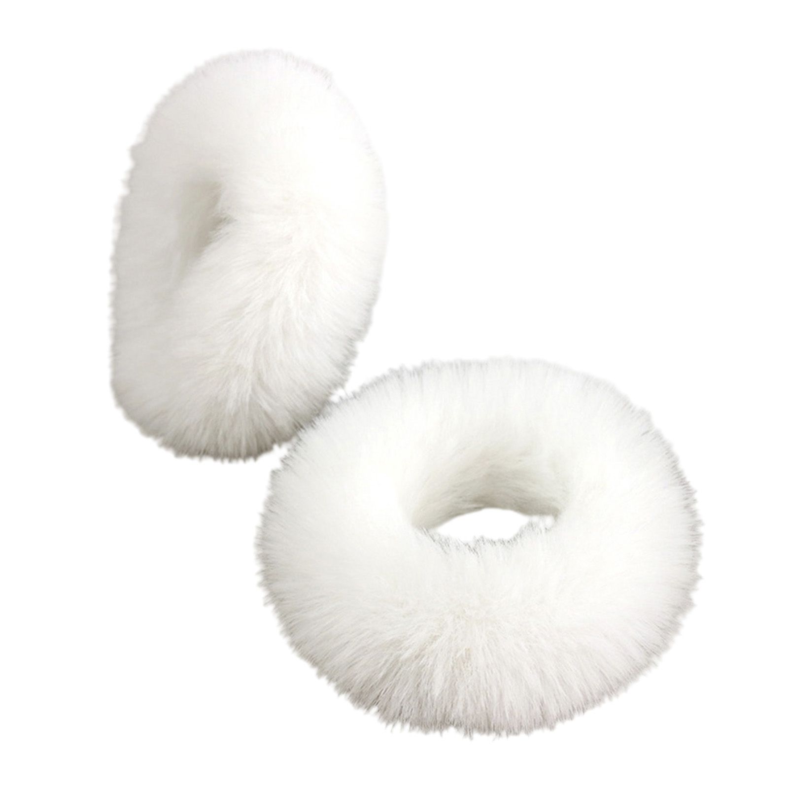 Hair Scrunchies Soft Fluffy Girls Hair Bands